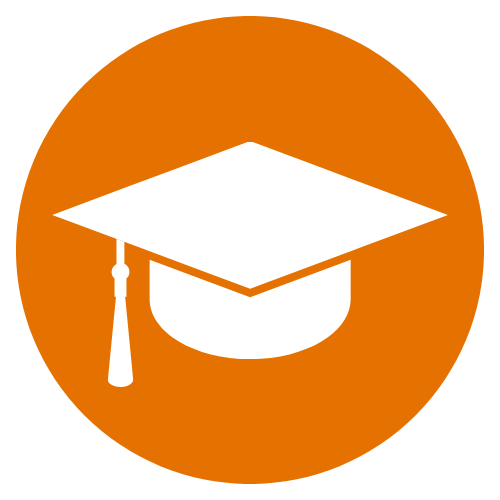 Graduation cap logo