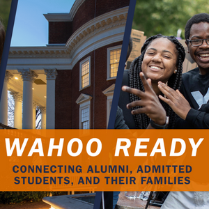 A collage of UVA and students with Wahoo Ready text overlay