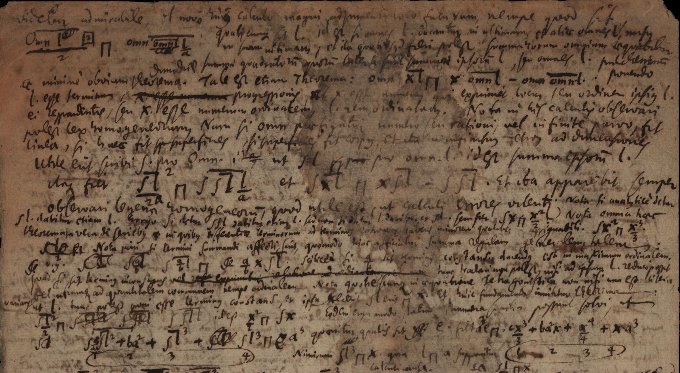 Leibniz’s manuscript