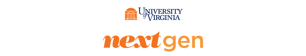 NextGen logo under the UVA Logo