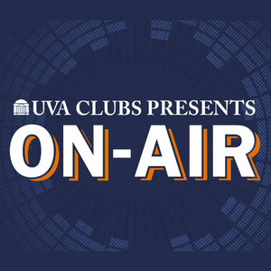 On-Air with UVA text over blue background