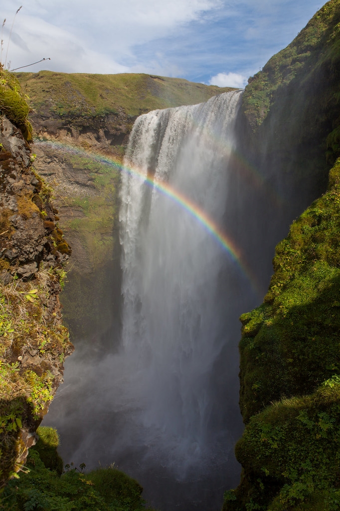 Cav Travels ICELAND22 - Skogafoss waterfall rainbow