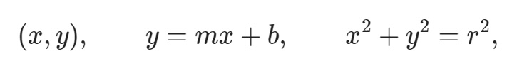 Equations