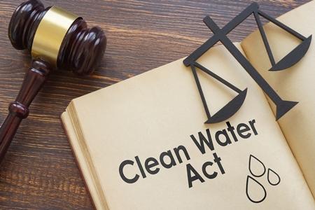 Gavel and Book on Clean Water Act